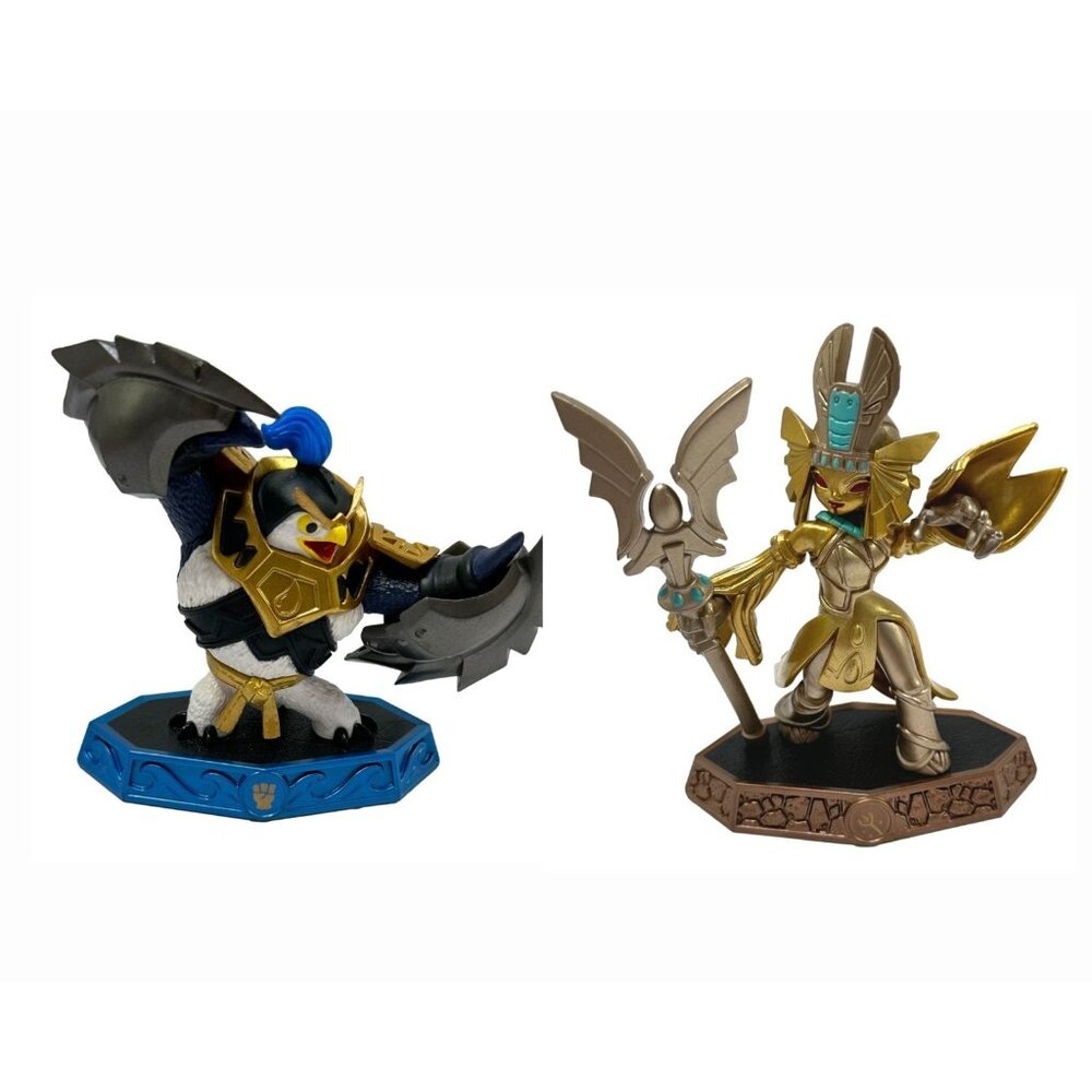 Skylander‎ Activision Lot 2 Bird King Pen & Golden Queen Action Figure